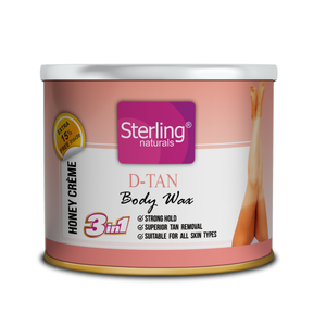 D-Tan Honey Crème D-Tan Wax | For Smooth & Less Painful Hair Removal (230g)