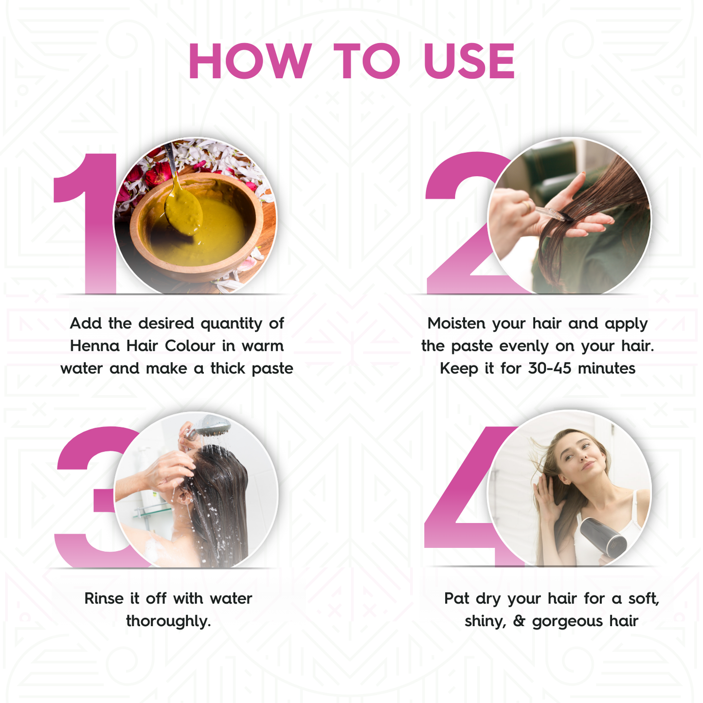 Megha Henna Based Hair Color - Dark Brown | With Organically Grown Henna & Amla (15g)