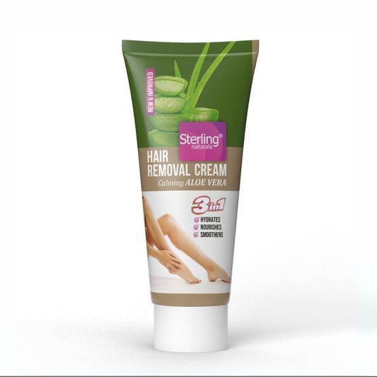 Hair Removal Cream - Calming Aloe Vera | For Bikini Line & Underarms | No Foul Smell, No Skin Darkening & No Rashes (60g)