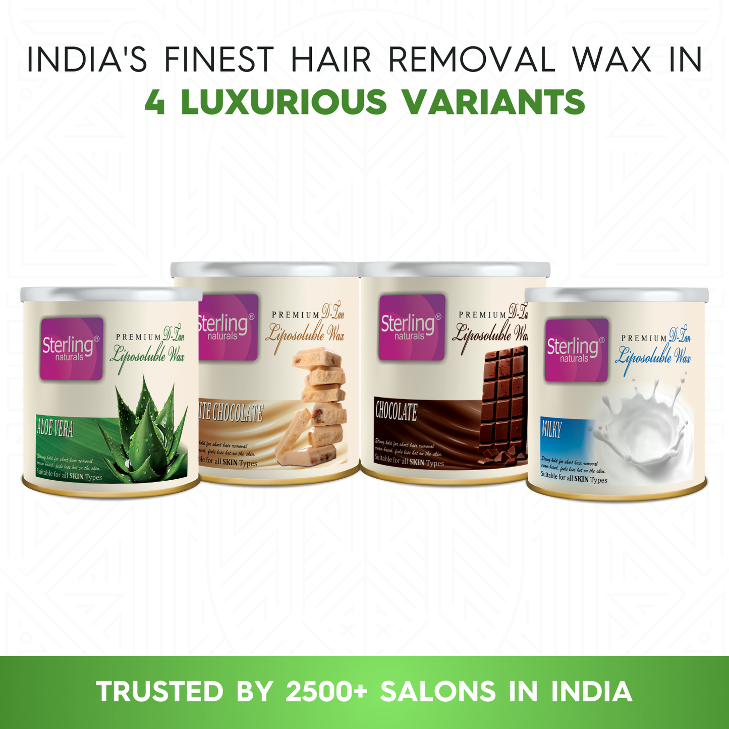 Aloe Vera D-Tan Liposoluble Wax | Painless Hair Removal (700g)