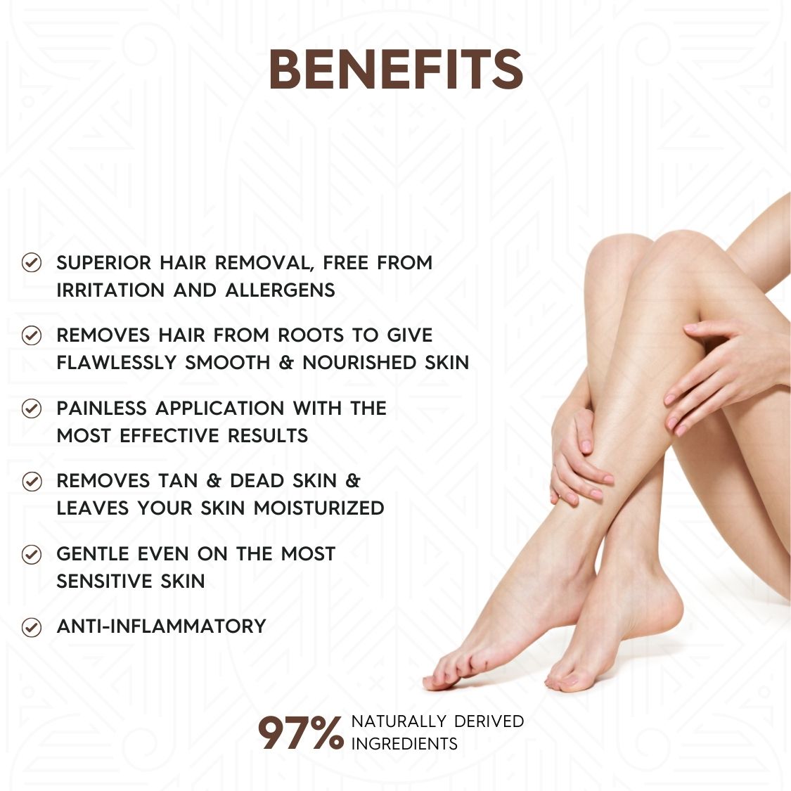 Chocolate D-Tan Liposoluble Wax | Painless Hair Removal (700g)