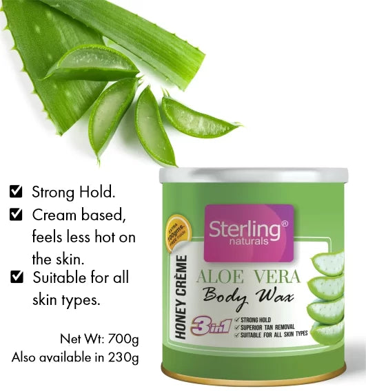 Honey Crème Body Wax (700g) – Aloe Vera