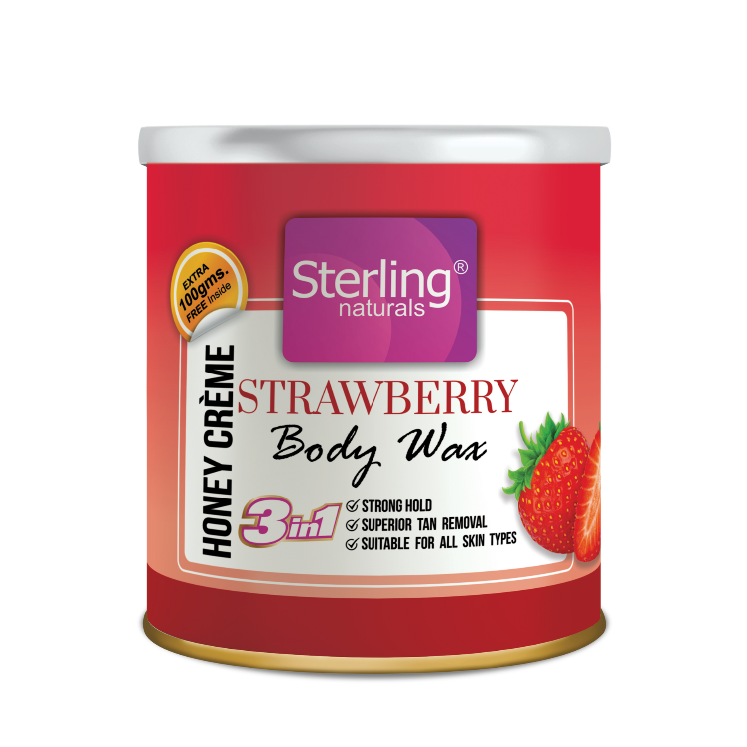 Strawberry Honey Crème D-Tan Wax | For Smooth & Less Painful Hair Removal (700g)