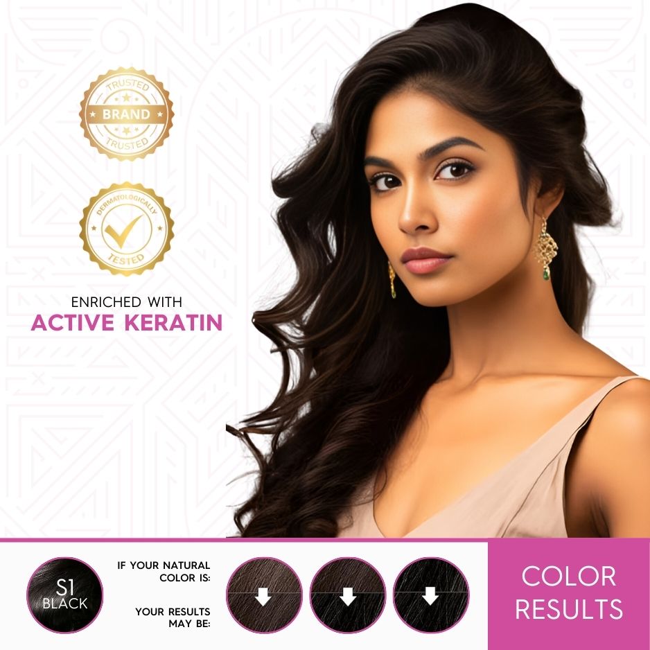 Sterling Naturals Premium Hair Colour Cream in Black Colour