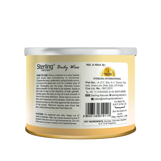 Honey Crème Body Wax (230g) – White Chocolate