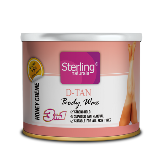 D-Tan Honey Crème D-Tan Wax | For Smooth & Less Painful Hair Removal (230g)