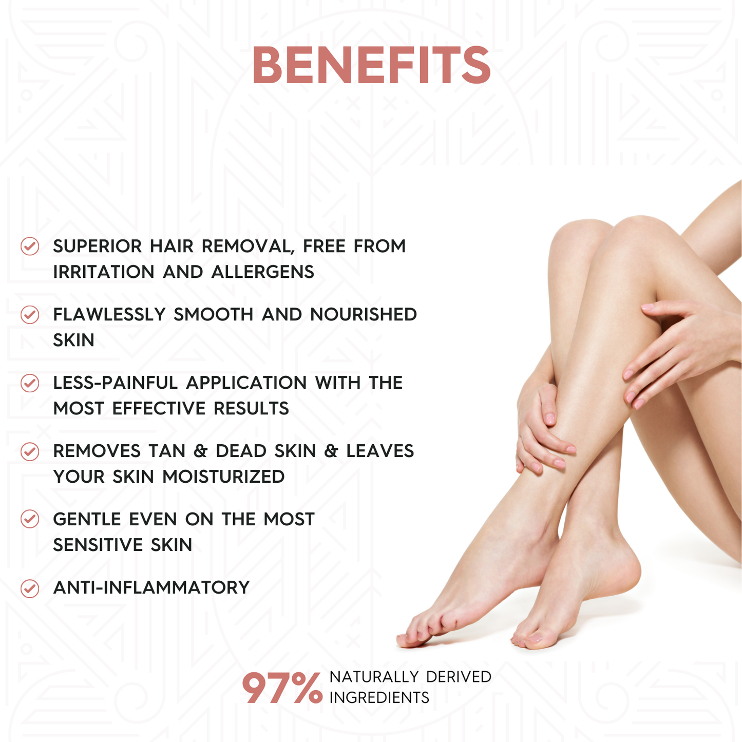 D-Tan Honey Crème D-Tan Wax | For Smooth & Less Painful Hair Removal (700g)