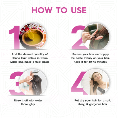 Megha Henna-Based Hair Color (Natural Black) - 5 x 45g + Rachni Herbal Henna Powder – 5 x 25g | Nourishing Combo for Long-Lasting Natural Color & Healthy Hair