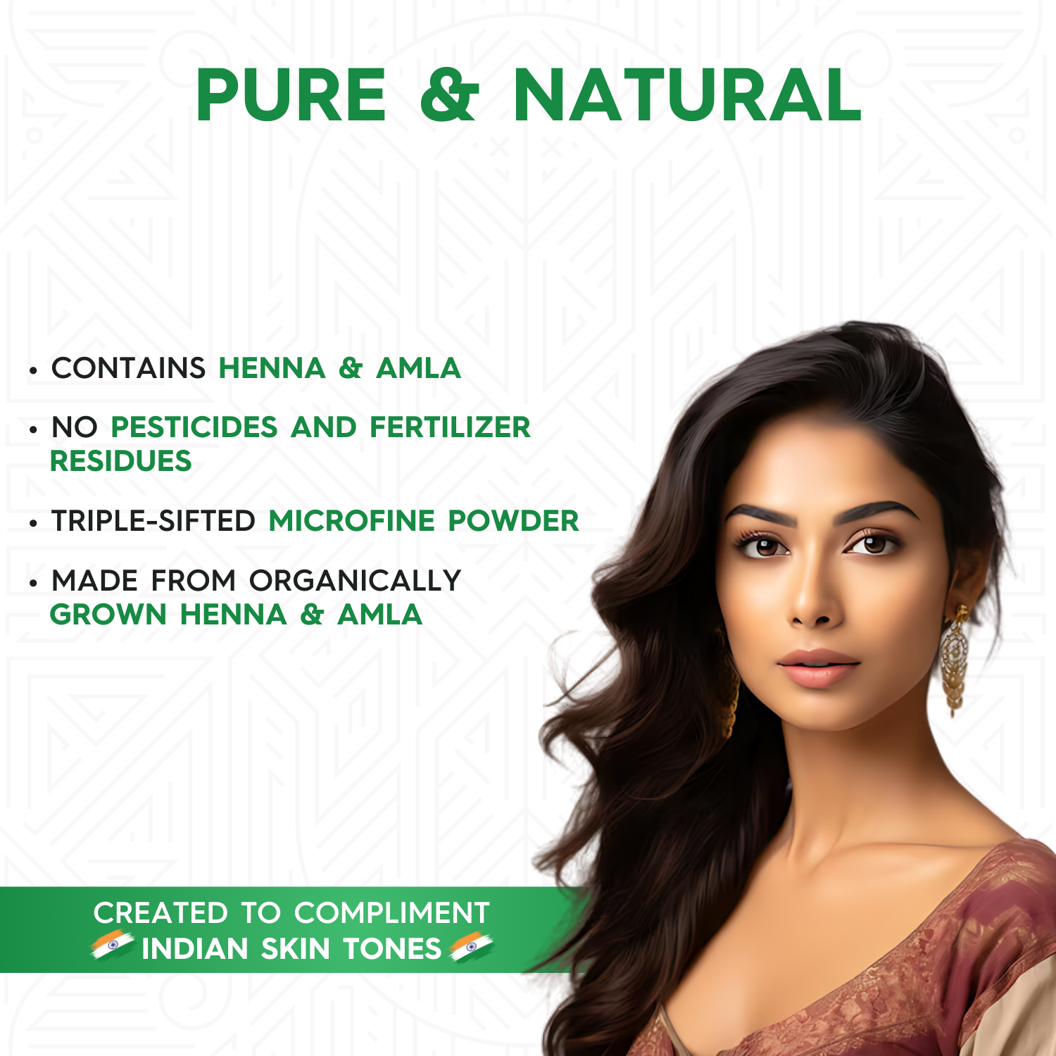 Megha Henna Hair Care Duo – Natural Black Color + Herbal Henna Powder for Deep Nourishment