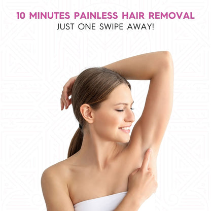 Total Hair & Skin Care Combo – Argan Oil Serum for Shine (30ml), Lavender Hair Removal Cream (60g) + Professional Hair Dye Cream (60g) - Black