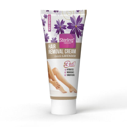 Hair Removal Cream - Gentle Lavender | For Bikini Line & Underarms | No Foul Smell, No Skin Darkening & No Rashes (60g)