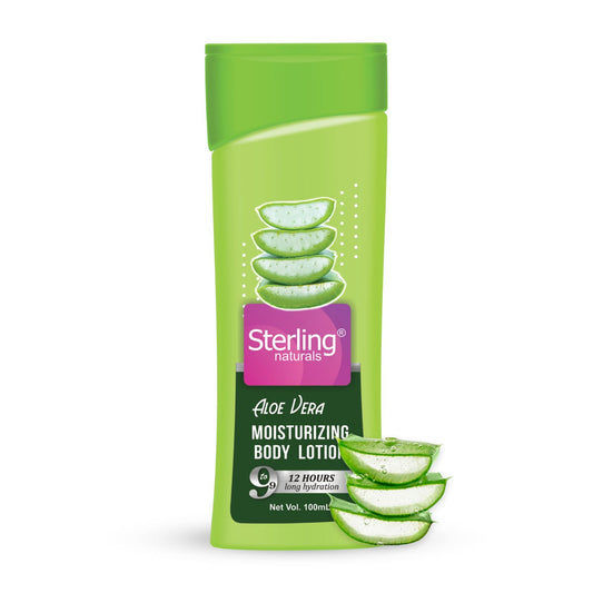Aloe Vera Moisturizing Body Lotion | Superlight & Non-Sticky Moisturizer for Hydration Boost (100ml)