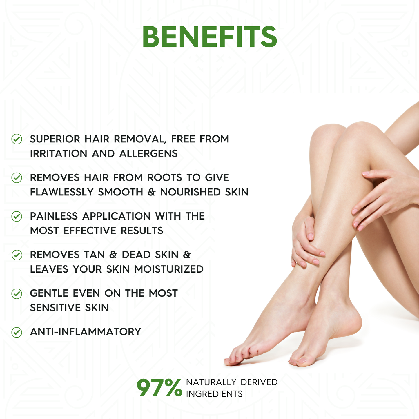 Aloe Vera D-Tan Liposoluble Wax | Painless Hair Removal (700g)