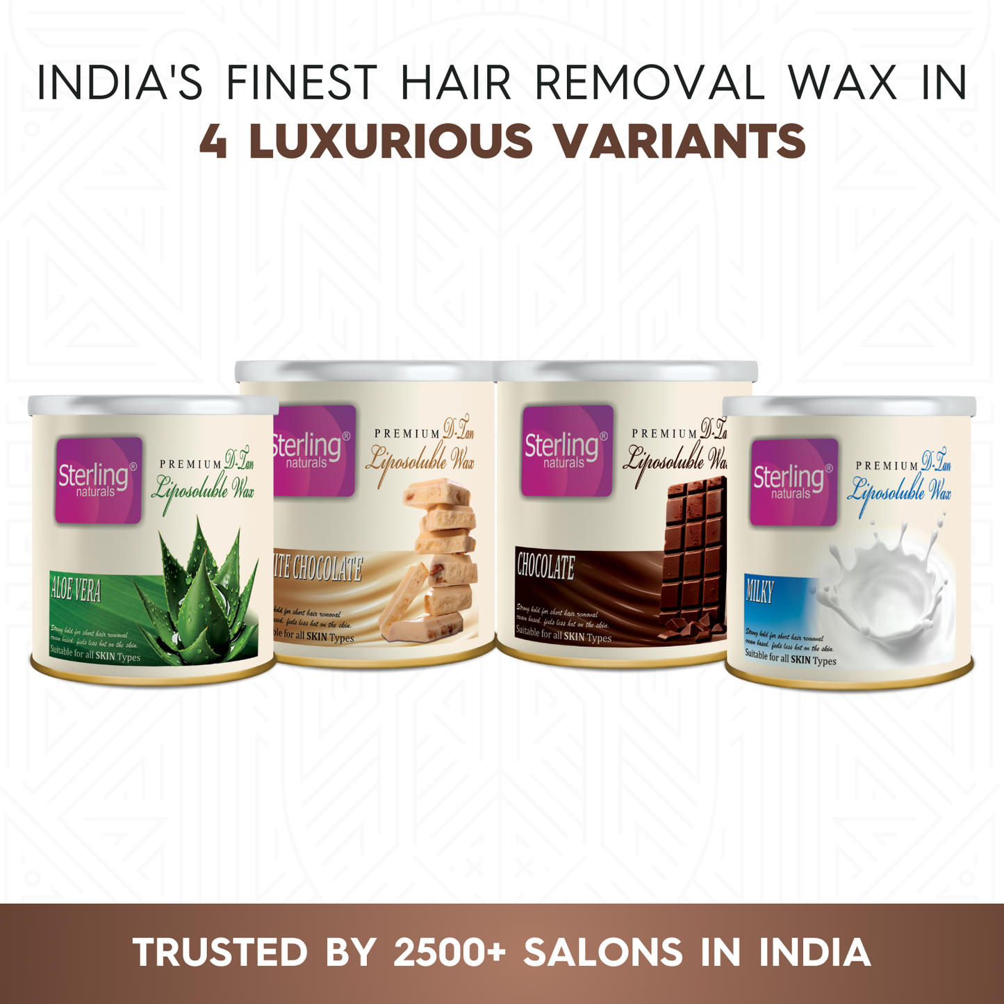 Chocolate D-Tan Liposoluble Wax | Painless Hair Removal (700g)