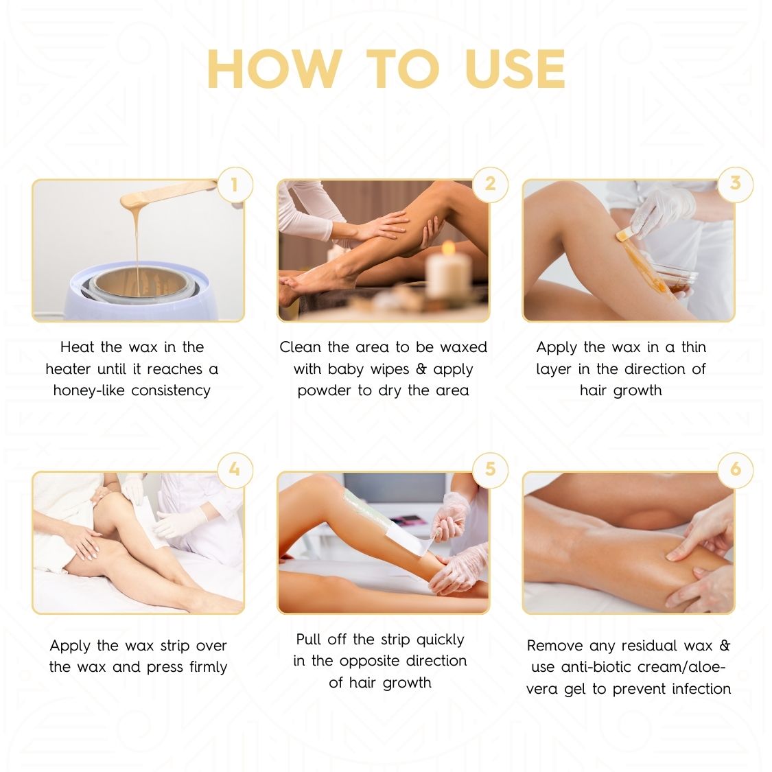 White Chocolate Honey Crème D-Tan Wax | For Smooth & Less Painful Hair Removal (700g)