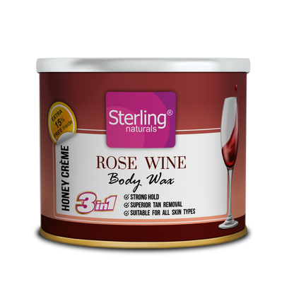 Rose Wine Honey Crème D-Tan Wax | For Smooth & Less Painful Hair Removal (230g)