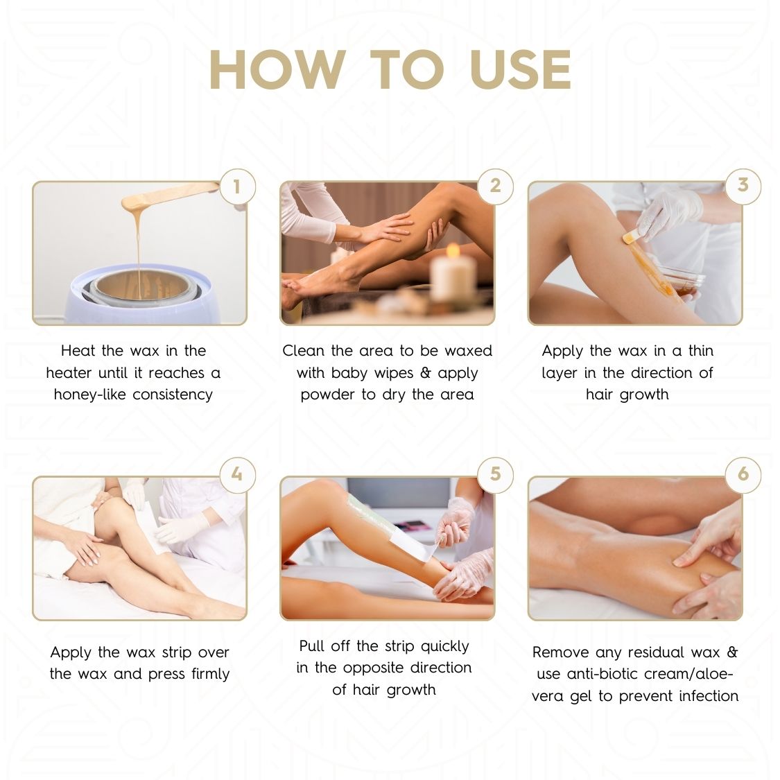 Gold Honey Crème D-Tan Wax | For Smooth & Less Painful Hair Removal (700g)