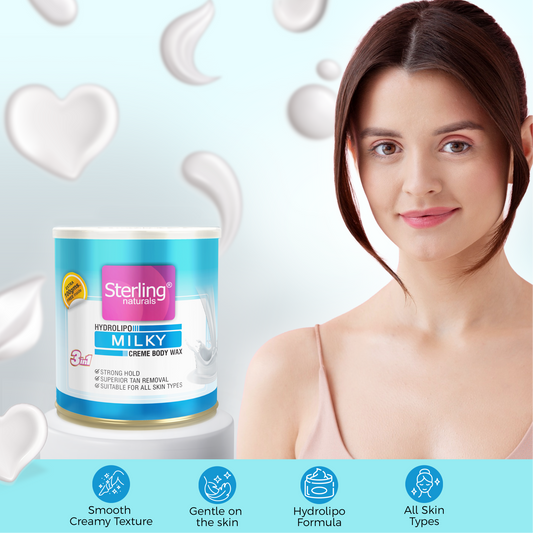 Milky Honey Crème D-Tan Wax | For Smooth & Less Painful Hair Removal (700g)