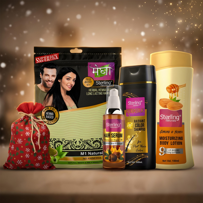 Megha Henna Hair Color Goodie Bag (Pack of 5 + Free Sterling Goodies)