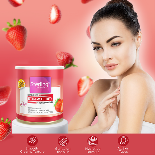 Strawberry Honey Crème D-Tan Wax | For Smooth & Less Painful Hair Removal (700g)