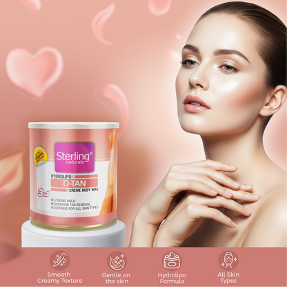 D-Tan Honey Crème D-Tan Wax | For Smooth & Less Painful Hair Removal (700g)