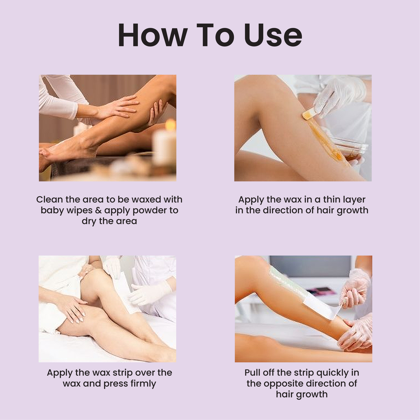 Lavender Honey Crème D-Tan Wax | For Smooth & Less Painful Hair Removal (700g)