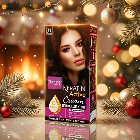Keratin Active Cream Hair Color Goodie Bag (Pack of 2 + Free Sterling Goodies)