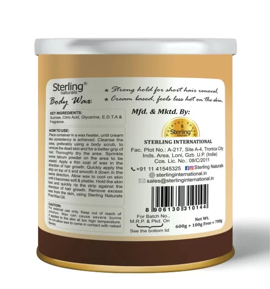 Honey Crème Body Wax (700g) – Chocolate
