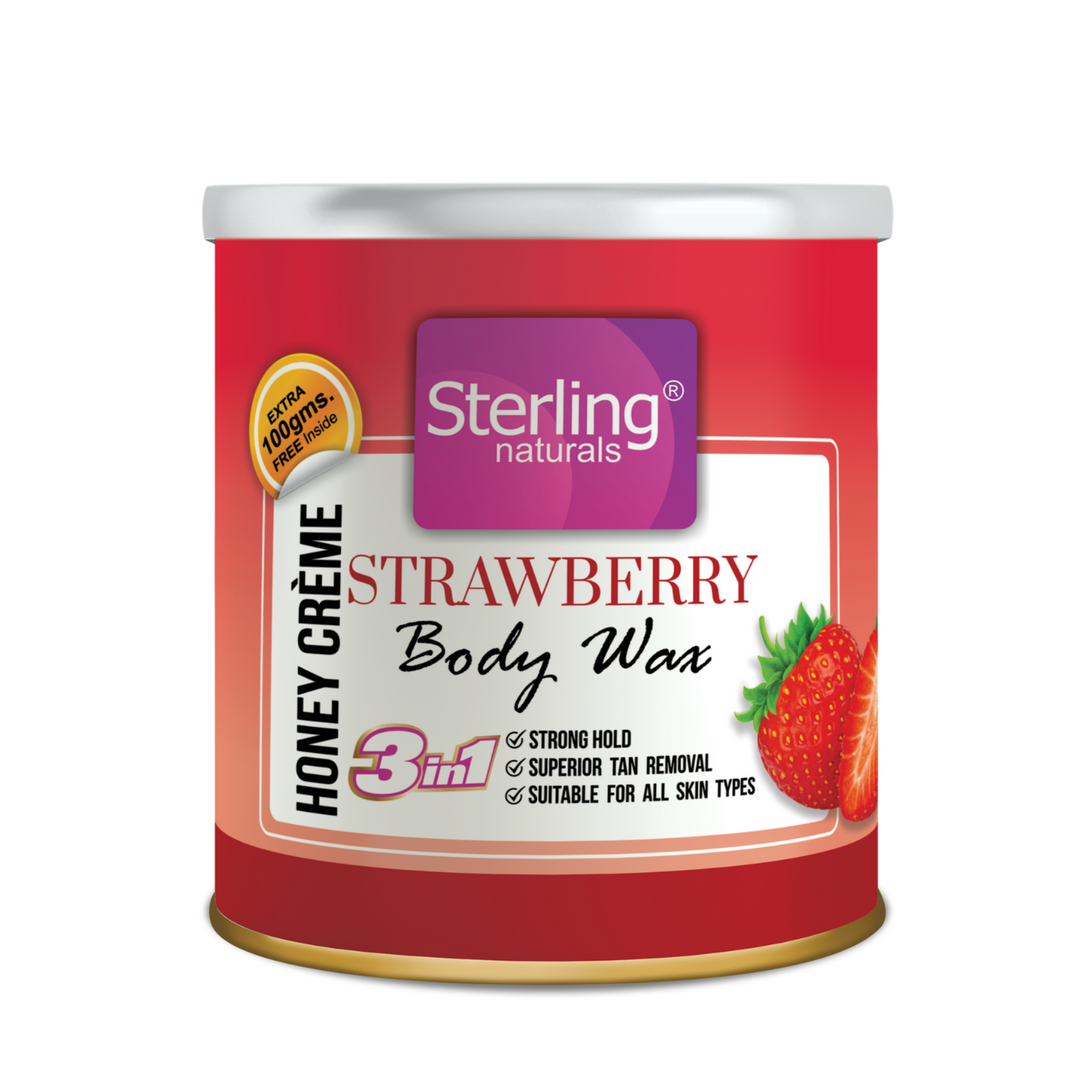 Strawberry Honey Crème D-Tan Wax | For Smooth & Less Painful Hair Removal (700g)