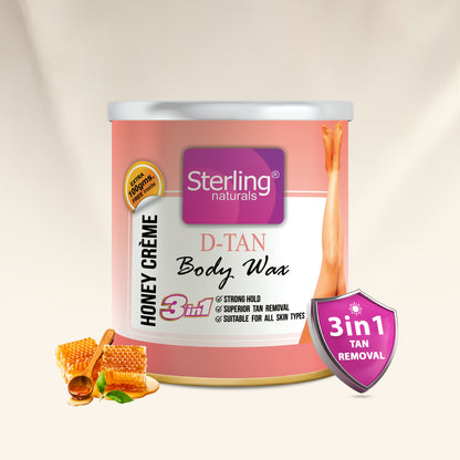 D-Tan Honey Crème D-Tan Wax | For Smooth & Less Painful Hair Removal (700g)