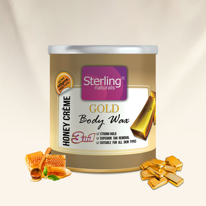 Gold Honey Crème D-Tan Wax | For Smooth & Less Painful Hair Removal (700g)