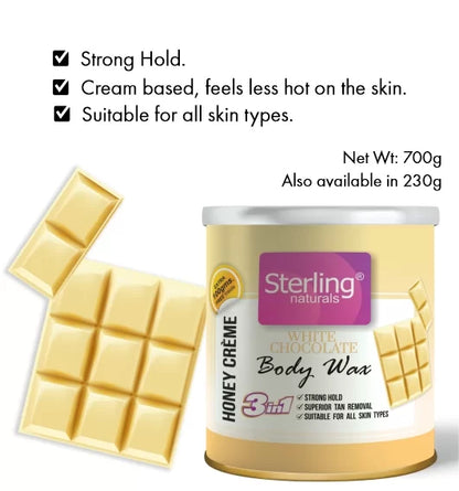 Honey Crème Body Wax (700g) – White Chocolate