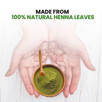 Megha Henna-Based Hair Color (Natural Black) - 5 x 45g + Rachni Herbal Henna Powder – 5 x 25g | Nourishing Combo for Long-Lasting Natural Color & Healthy Hair