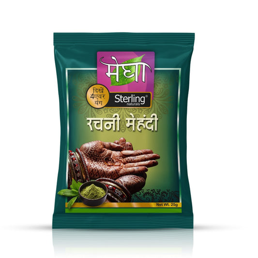 Rachni Mehndi | 100% Natural Henna for Hands & Feet | Rich, Dark & Long-Lasting Color (25g)