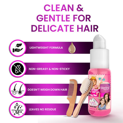 Sterling Naturals Detangler Hair Serum - Lightweight, Tear-Free, No More Tangles (50ml)