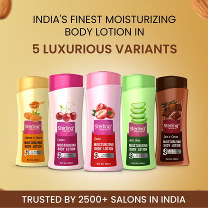 Almond & Honey Moisturizing Body Lotion | Superlight & Non-Sticky Moisturizer for Hydration Boost (330ml)