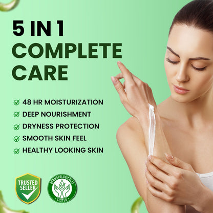 Aloe Vera Moisturizing Body Lotion | Superlight & Non-Sticky Moisturizer for Hydration Boost (330ml)