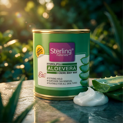 Aloe Vera Honey Crème D-Tan Wax | For Smooth & Less Painful Hair Removal (230g)