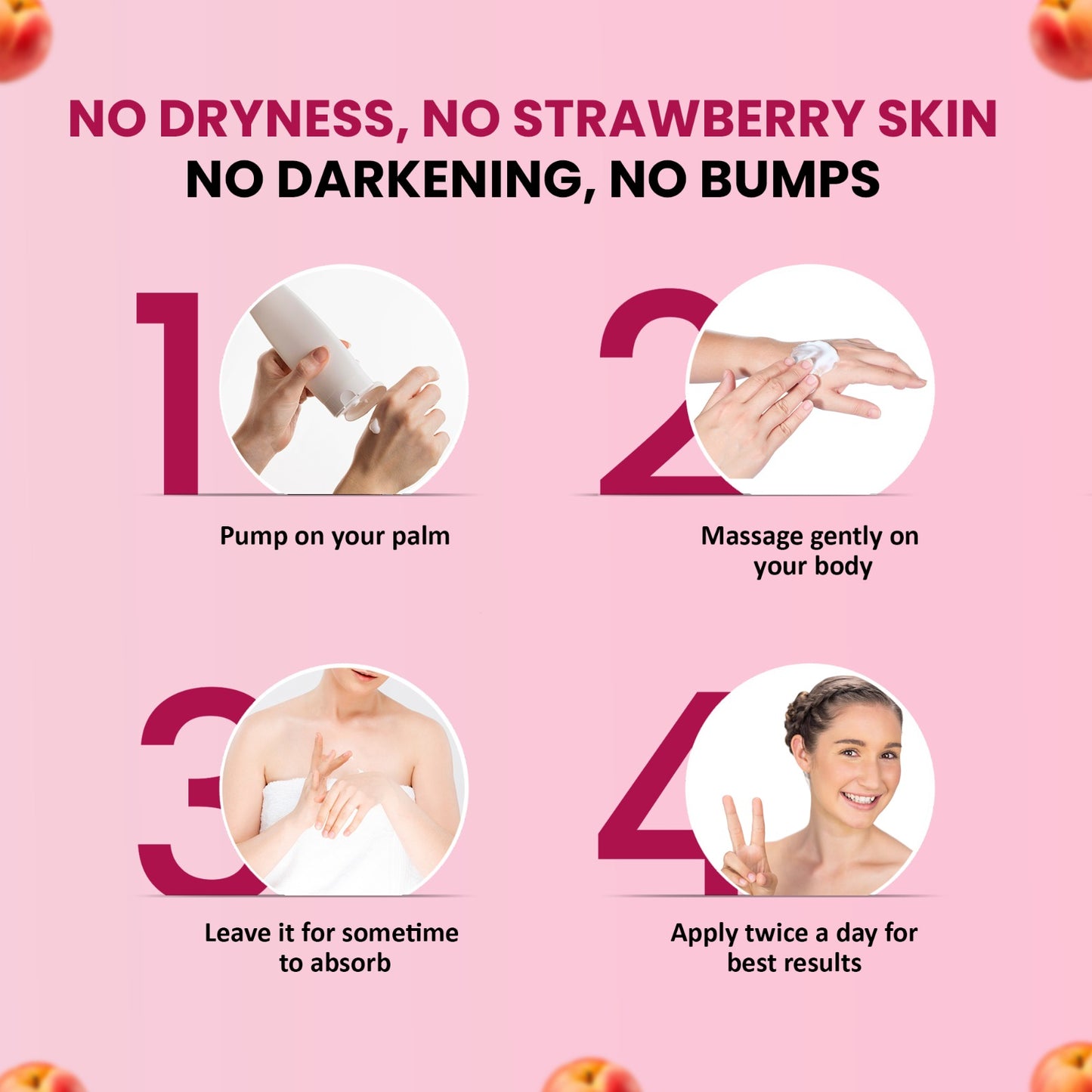 Peach Moisturizing Body Lotion | Superlight & Non-Sticky Moisturizer for Hydration Boost (330ml)