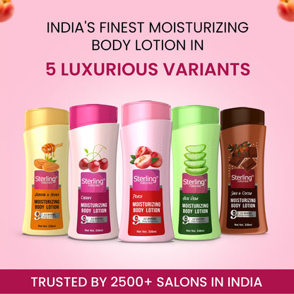 Peach Moisturizing Body Lotion | Superlight & Non-Sticky Moisturizer for Hydration Boost (330ml)