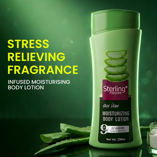Aloe Vera Moisturizing Body Lotion | Superlight & Non-Sticky Moisturizer for Hydration Boost (330ml)