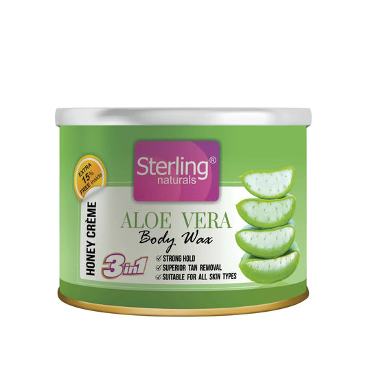 Aloe Vera Honey Crème D-Tan Wax | For Smooth & Less Painful Hair Removal (230g)