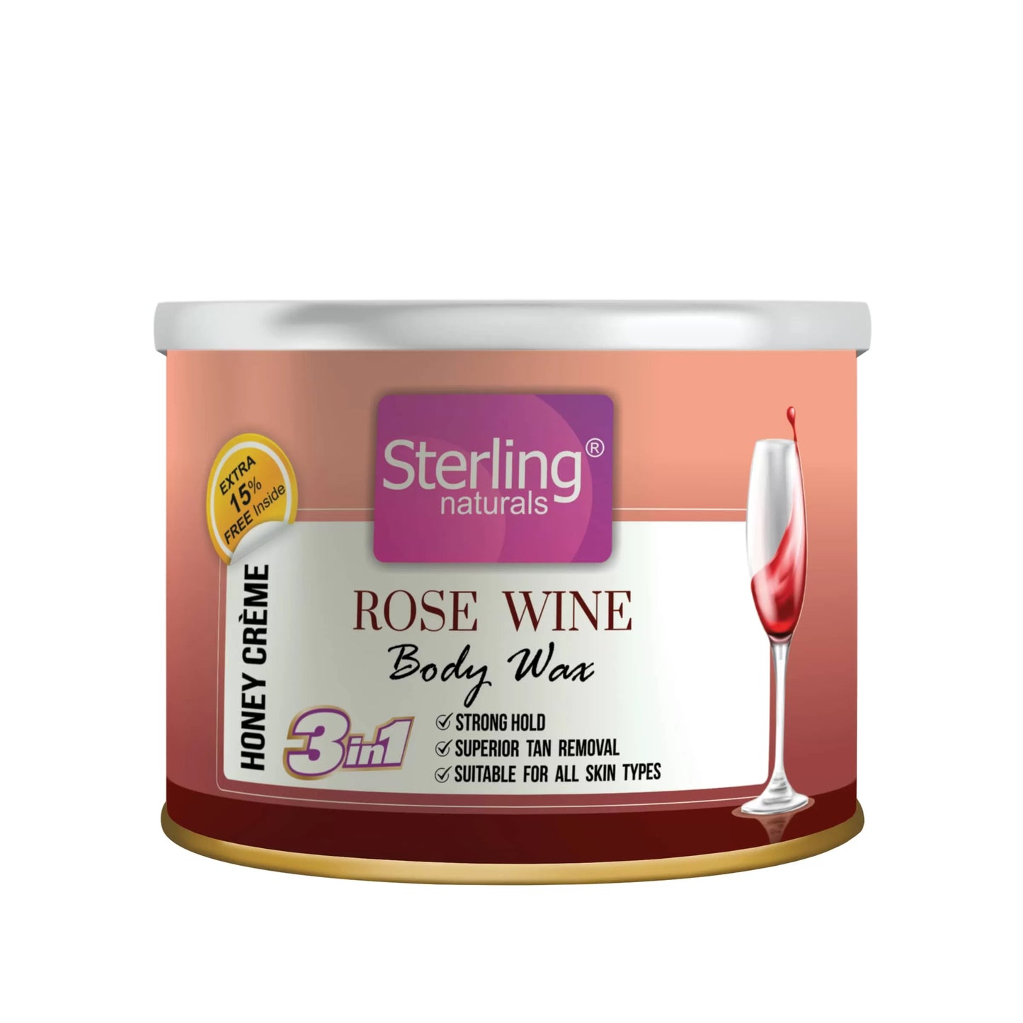 Honey Crème Body Wax (230g) – Rose Wine