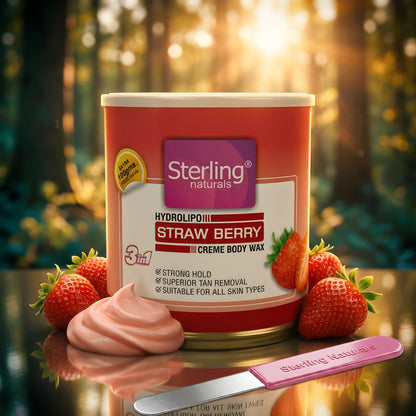 Strawberry Honey Crème D-Tan Wax | For Smooth & Less Painful Hair Removal (700g)