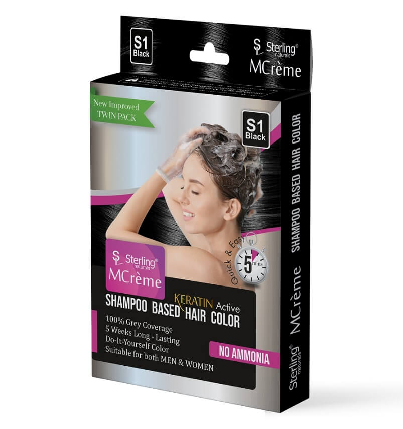 Shampoo based Hair Color  Shade S1 Black