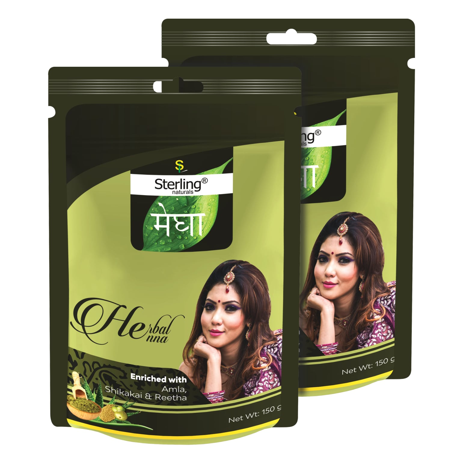 Herbal Henna Mehndi Combo Pack of – 2 -150g